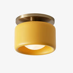 Lampada da soffitto a tamburo in porcellana