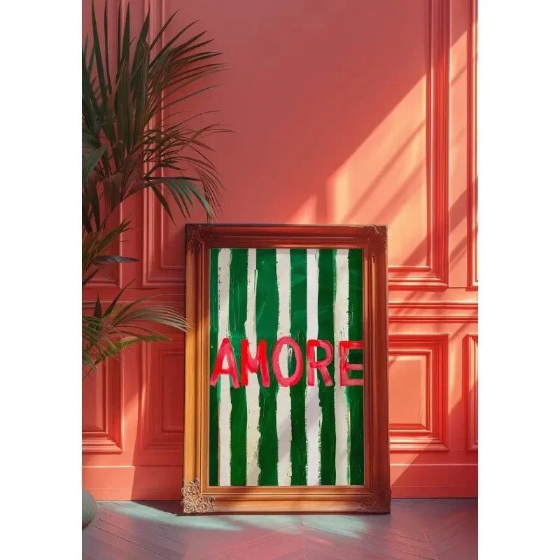 Arte Murale Striata Amore