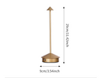 LumaTouch – Lampada da Tavolo LED Ricaricabile con Dimming Continuo
