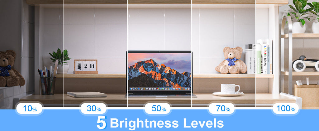GlowPro 5W Lampada Notturna Ricaricabile Dimmerabile
