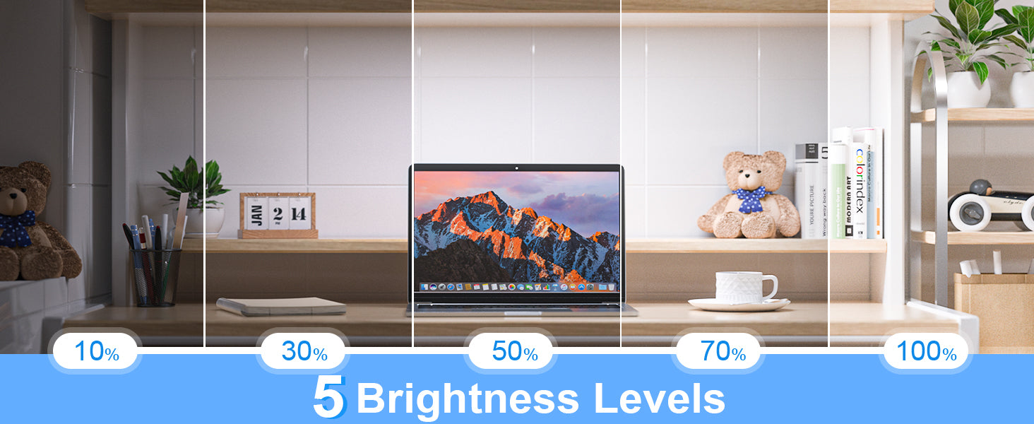 GlowPro 5W Lampada Notturna Ricaricabile Dimmerabile