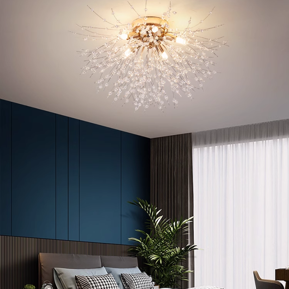 Lampada a Sospensione Vintage Kalia Fuoco Dandelion
