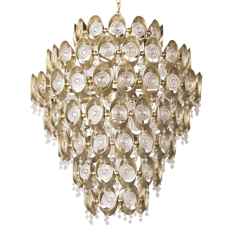 Lampadario di Cristallo Antico di Lusso a 12 Luci