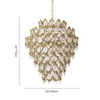 Lampadario di Cristallo Antico di Lusso a 12 Luci