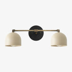 Applique da Parete in Ottone Chroma Dome per Bagno Moderno