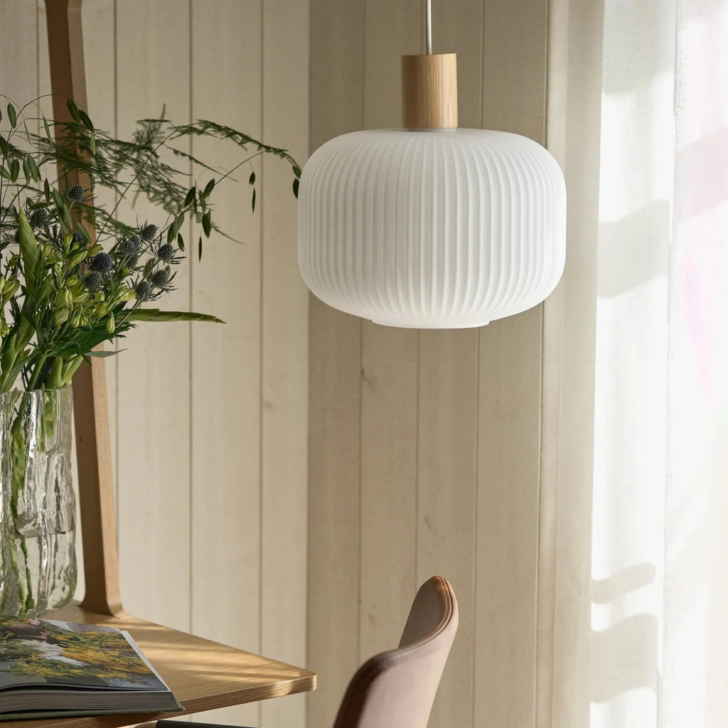 Lampadario in Vetro Rotondo Retro