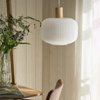 Lampadario in Vetro Rotondo Retro