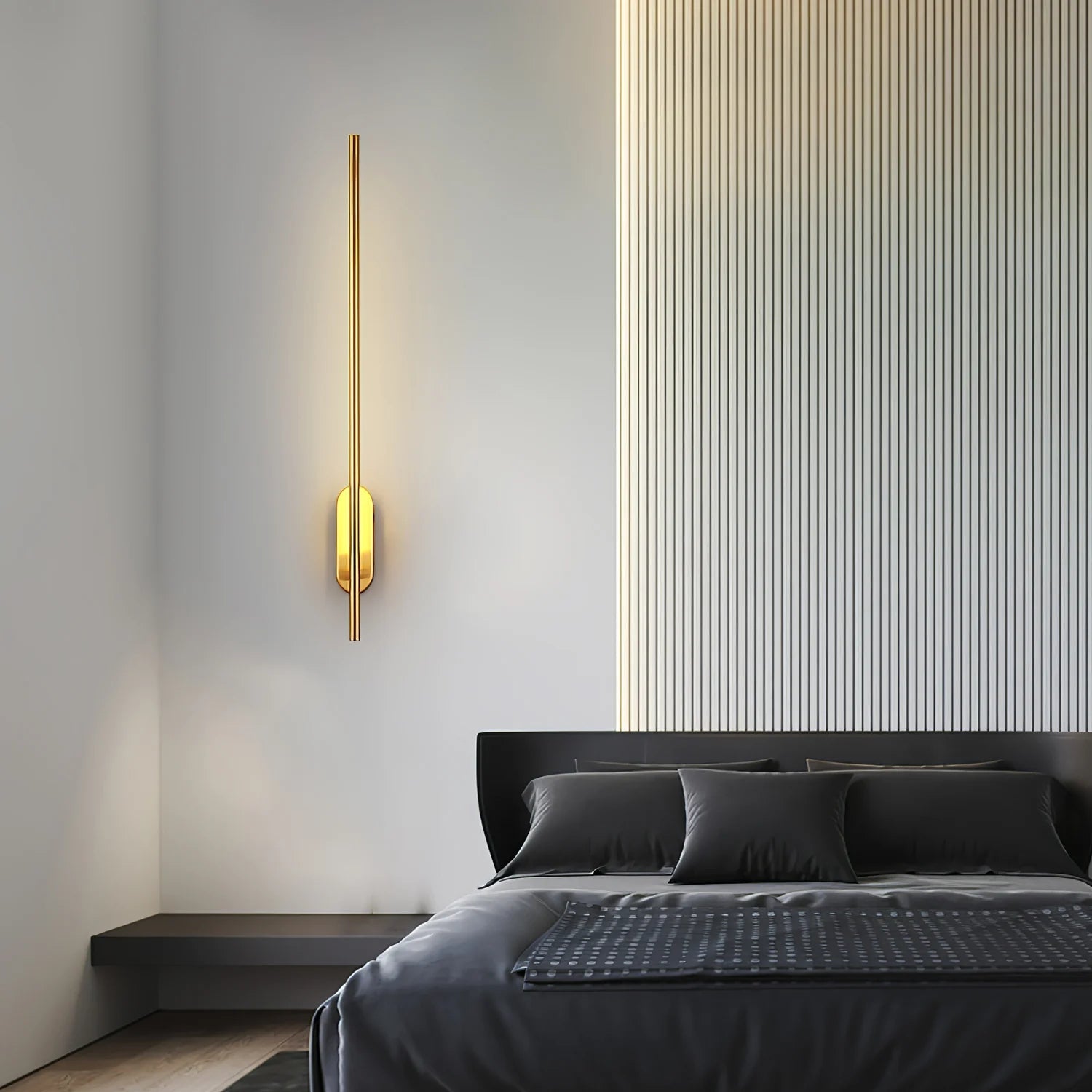Lampada da Parete Lineare Metallica Regolabile