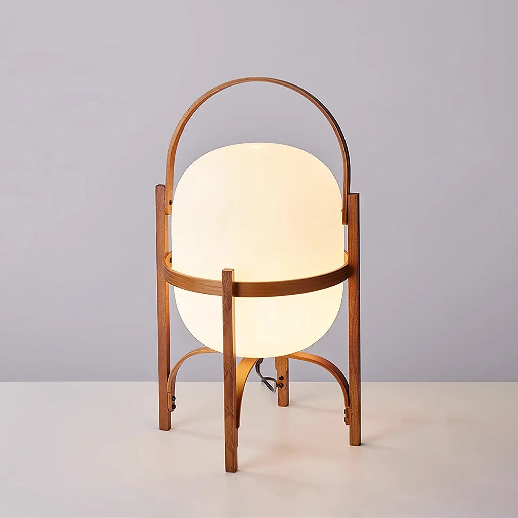 Lampada da Tavolo Nomad in Vetro Rotondo Classica