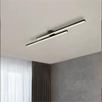 Maddie | Lampada da soffitto LED lineare moderna ultra-sottile in alluminio