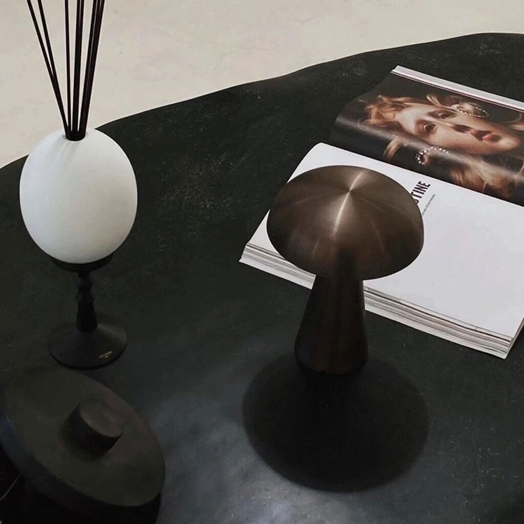 Lampada da tavolo senza fili | Design a fungo ricaricabile