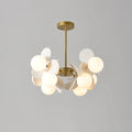 Lampadario in Vetro Moderno a Sfere Ronde