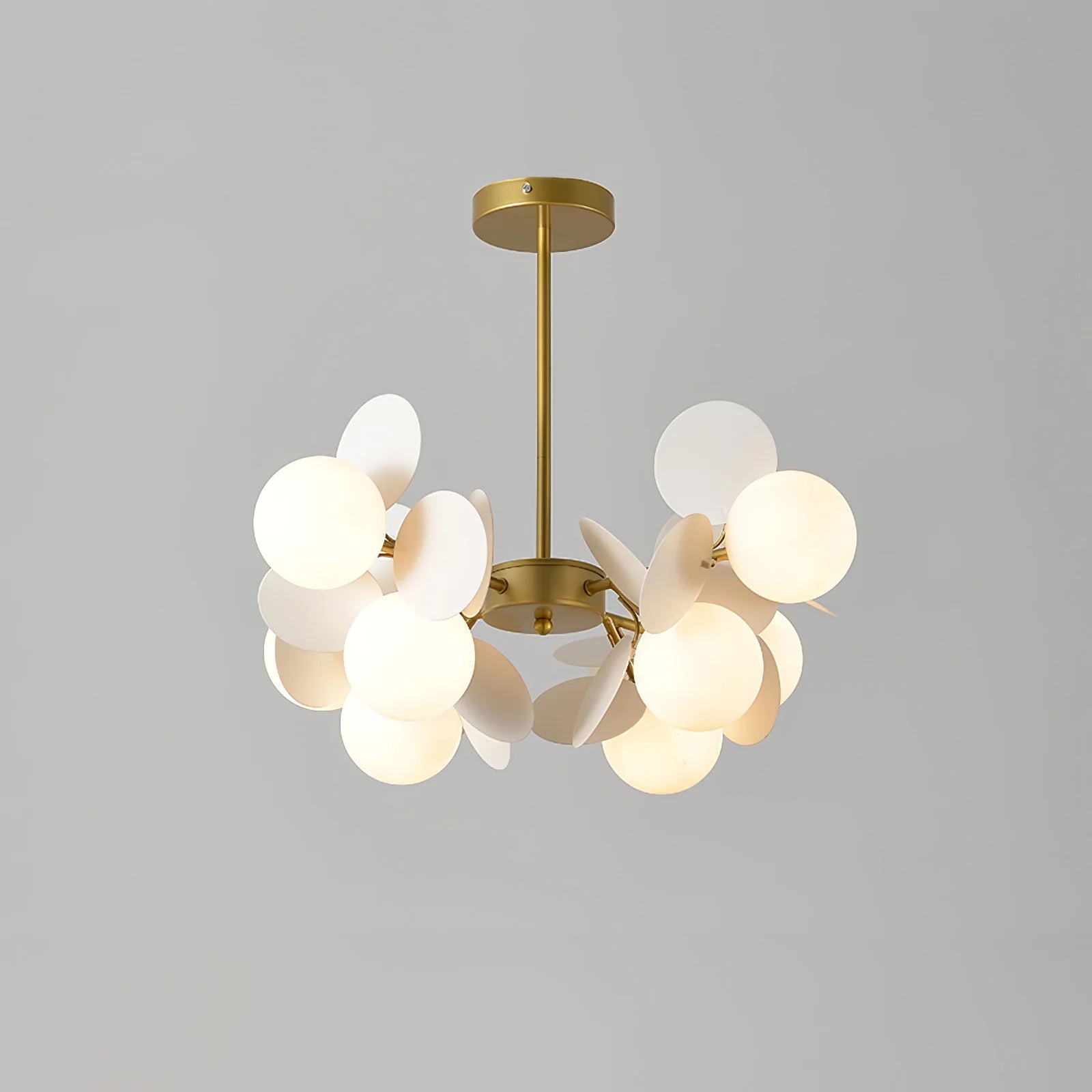 Lampadario in Vetro Moderno a Sfere Ronde