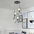 Arisha LED Ferro Speciale Design Uomo Lampada a Sospensione