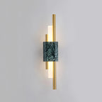 Applique da Parete in Marmo con Barre Cilindriche Classiche