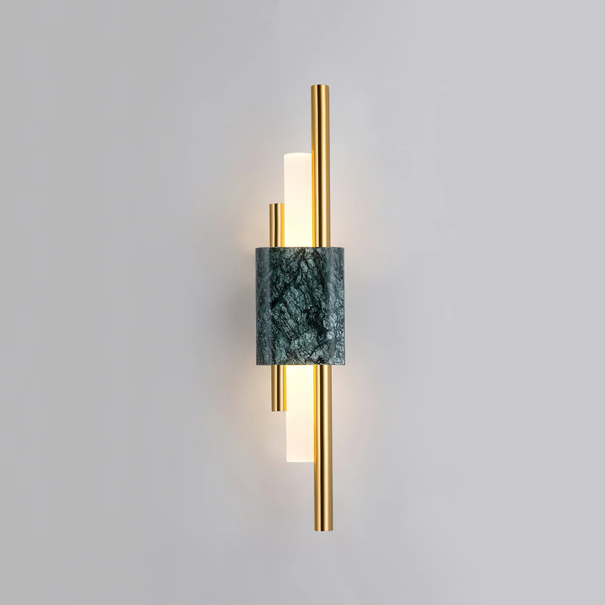 Applique da Parete in Marmo con Barre Cilindriche Classiche