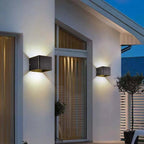 Lampada da Parete Esterna Quadrata Moderna Regolabile LED Nexu
