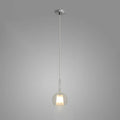 Lampada a sospensione in vetro sferico minimalista