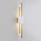 Applique da Parete in Marmo con Barre Cilindriche Classiche