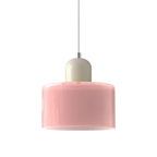 Lampada a sospensione in vetro – Elegante lampada cilindrica per ambienti accoglienti