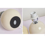 Lampada da Tavolo Ceramica Pieghettata Minimalista Nordica a 1 Luce