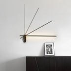 Lampada da Parete Lineare Metallica Regolabile