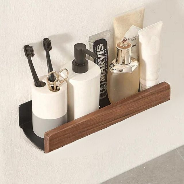 Mensola da Bagno a Muro Senza Fori