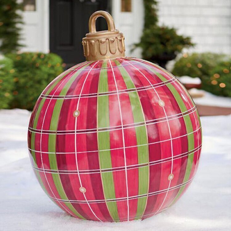 FestiGlow - pallone di Natale gonfiabile resistente alle intemperie per feste all'aperto