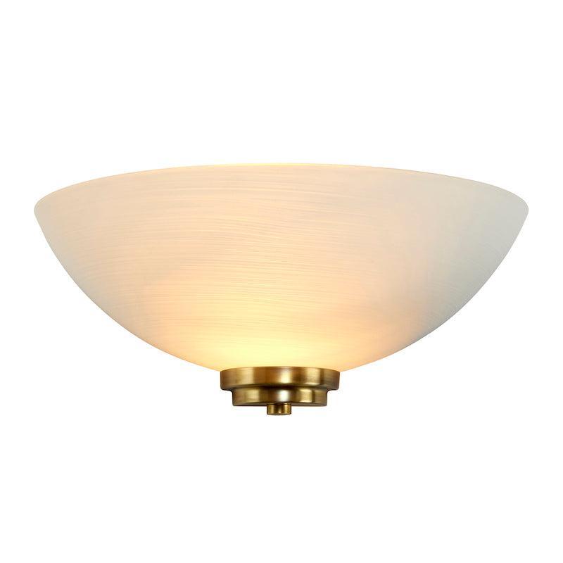 Applique da Corridoio in Ottone Antico Endon Welles