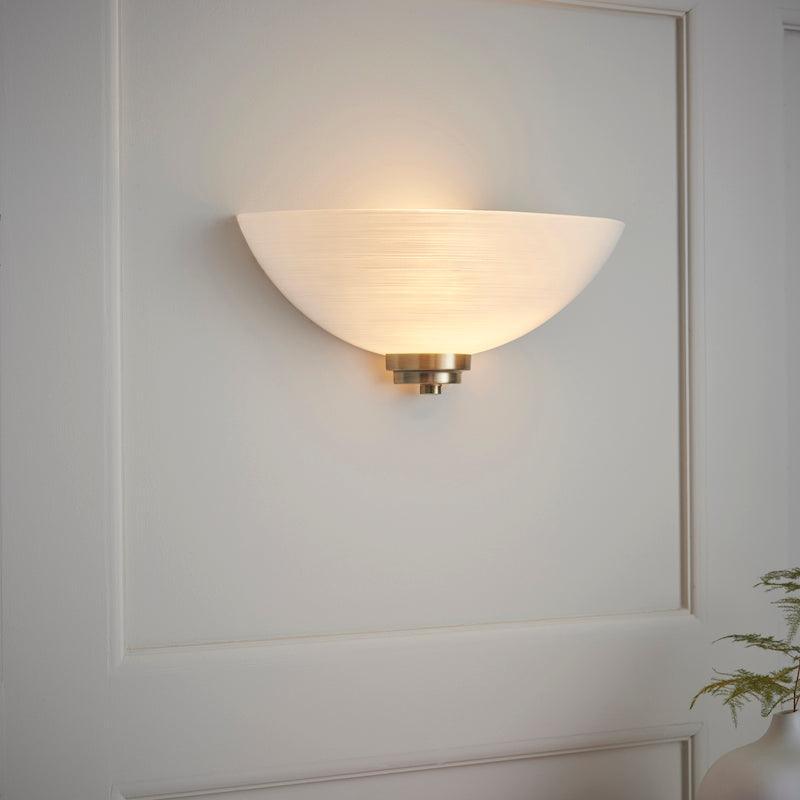 Applique da Corridoio in Ottone Antico Endon Welles