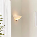 Endon Welles Satin Chrome Uplighter Wall Light