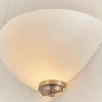 Endon Welles Satin Chrome Uplighter Wall Light