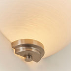Endon Welles Satin Chrome Uplighter Wall Light