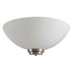 Endon Welles Satin Chrome Uplighter Wall Light