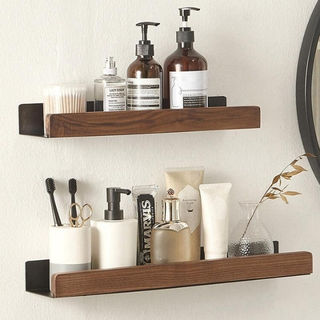 Mensola da Bagno a Muro Senza Fori