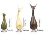 Set di figure decorative Famiglia di lumache (4 pezzi) – Elegante decorazione per soggiorno e scaffale