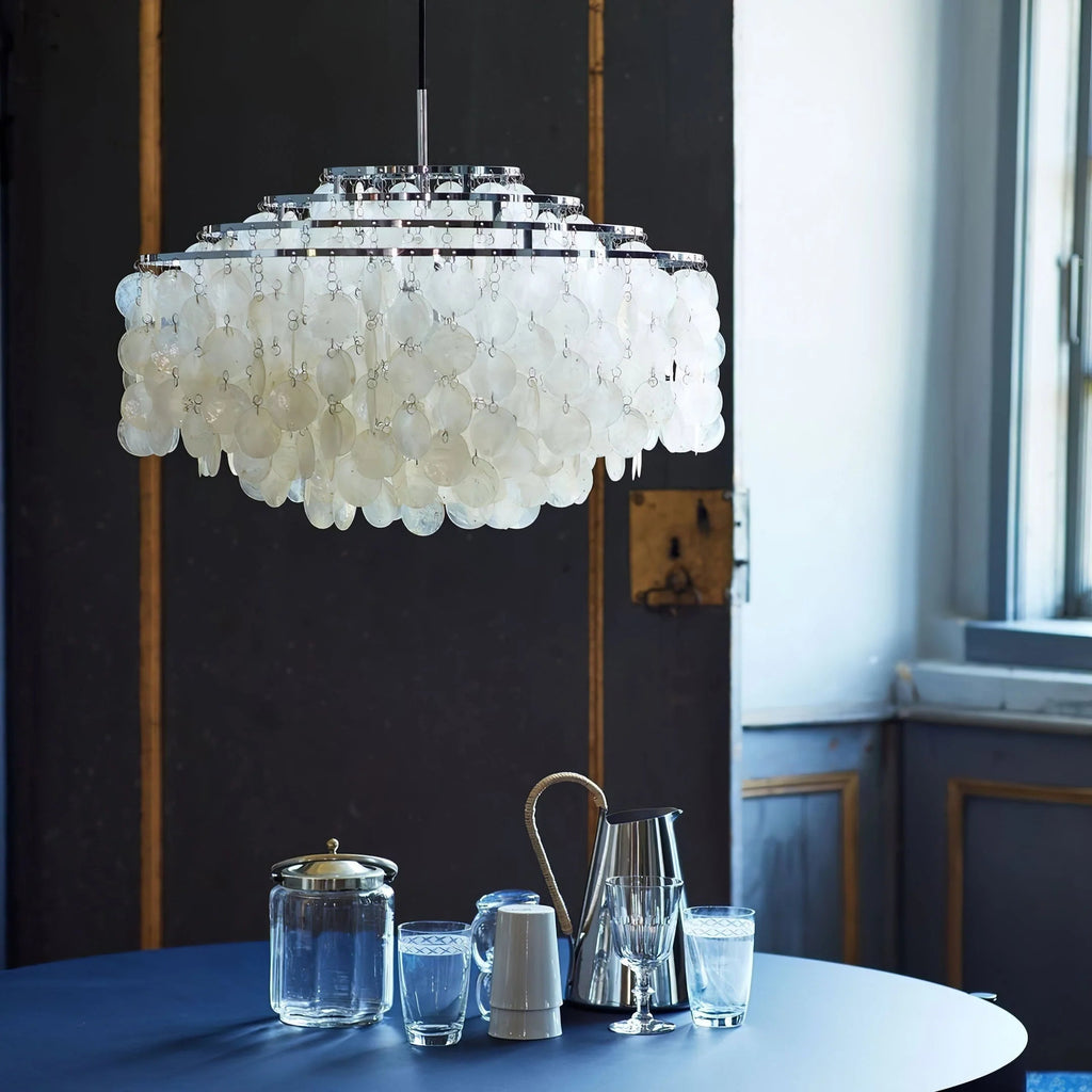 Lampadario Moderno a Forma di Conchiglia