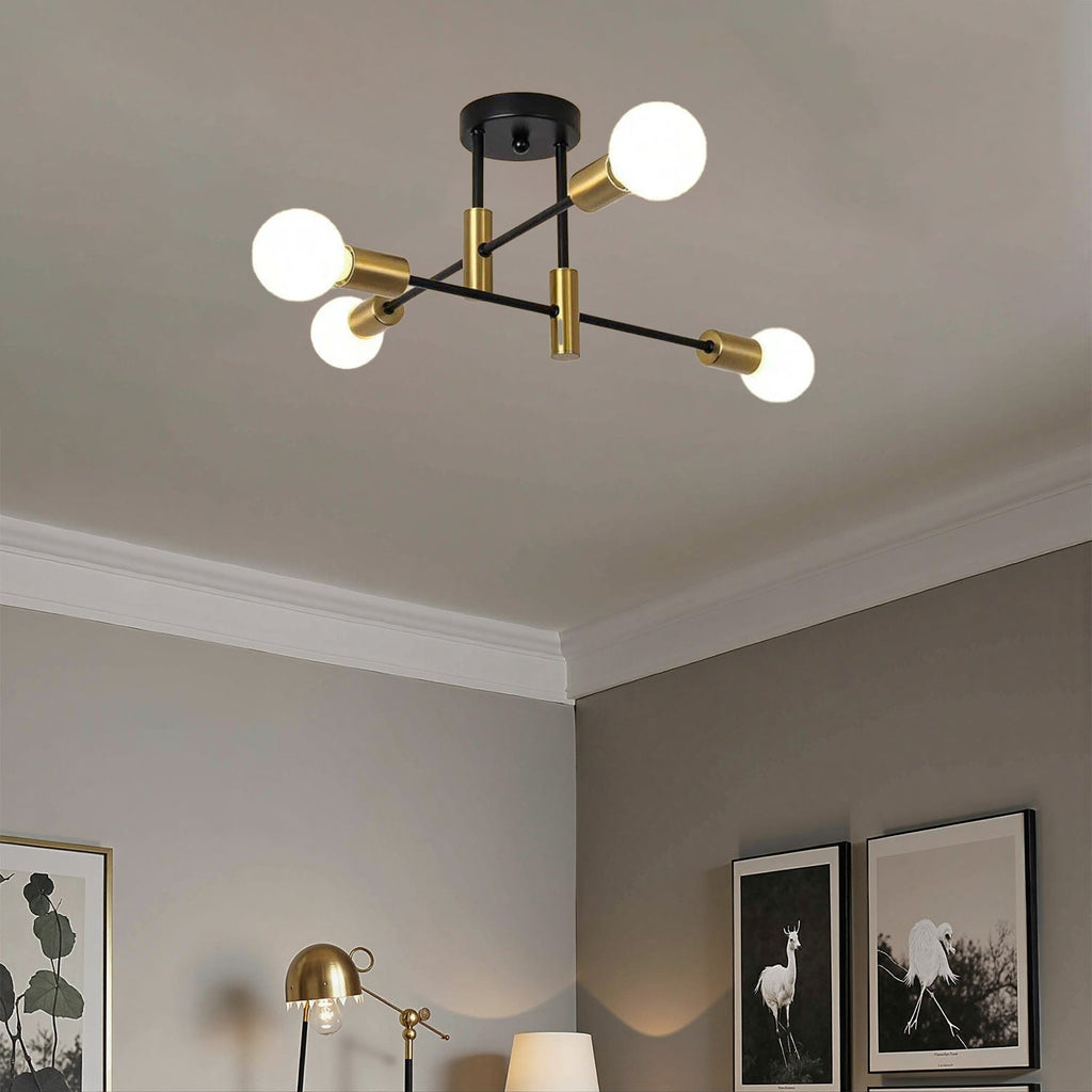 Moderna Luce da Soffitto con Più Lampadine Nordic