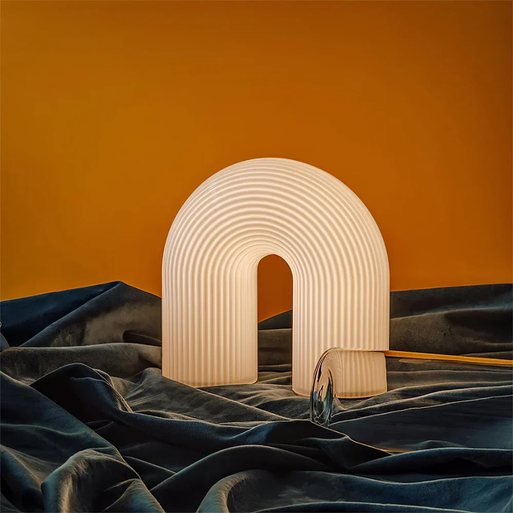 LuminArch Lampada - Lampada da Tavolo Moderna e Curva
