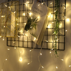 Illuminazione Natalizia a LED con Ghiaccioli e Cielo Stellato – Tenda di Luce per Esterni