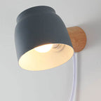 Applique da Parete Rotante a Colonna Barrel Minimalista Nordico con 1 Luce