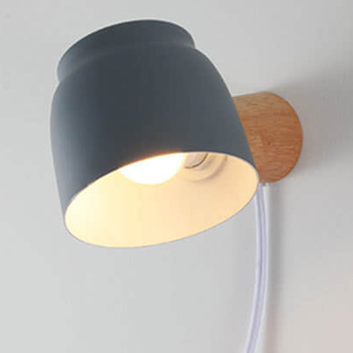 Applique da Parete Rotante a Colonna Barrel Minimalista Nordico con 1 Luce