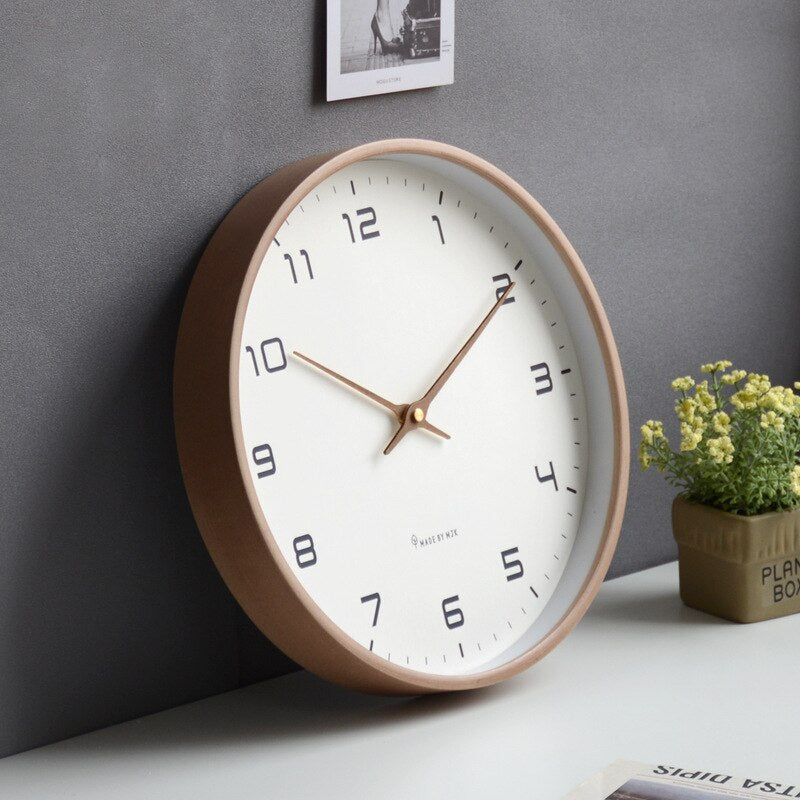 NordicTick - Elegante orologio da parete in legno per interni moderni
