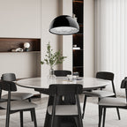 Glarefusion Moderno Creativo Lampadario Semicircolare in Vetro