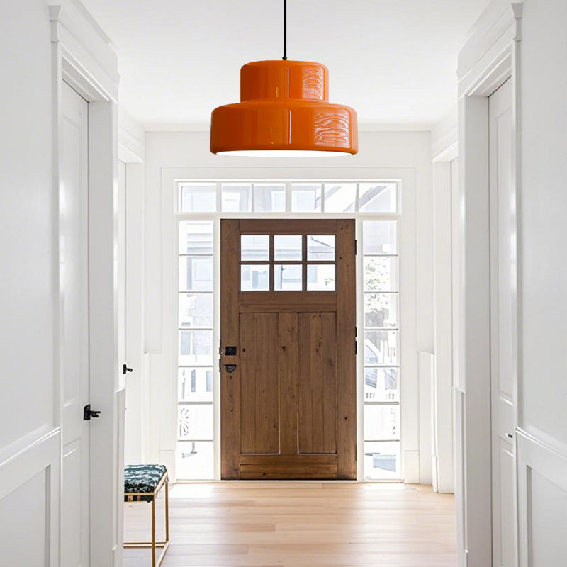 Lampada a Sospensione Arancione Modern Vintage Bauhaus