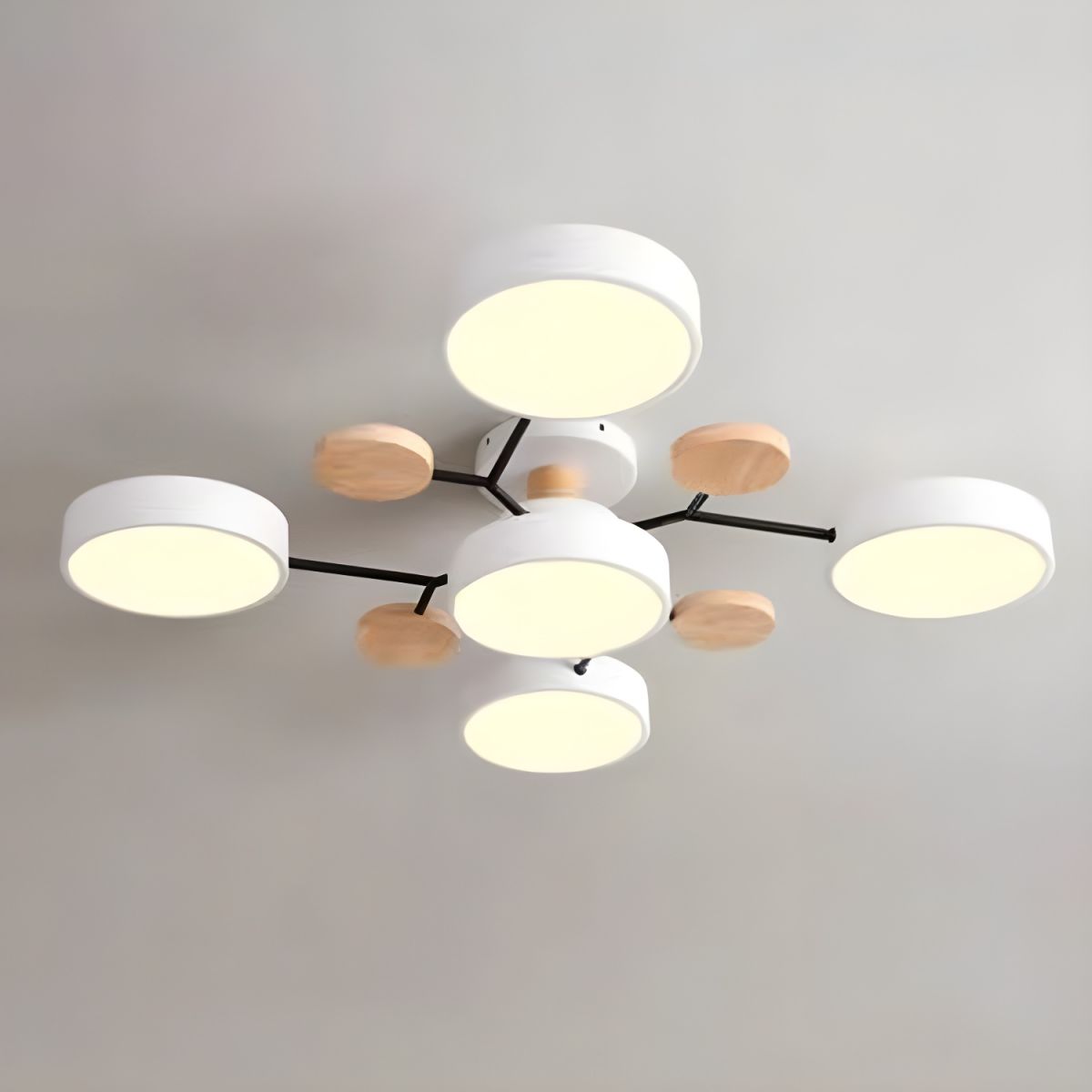 OCS - Lampada da soffitto LED Metallo Macaron