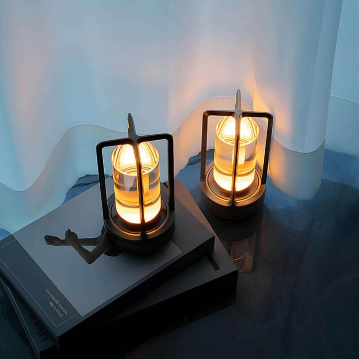 AuraBeam - Elegante Lampada da Tavolo Wireless