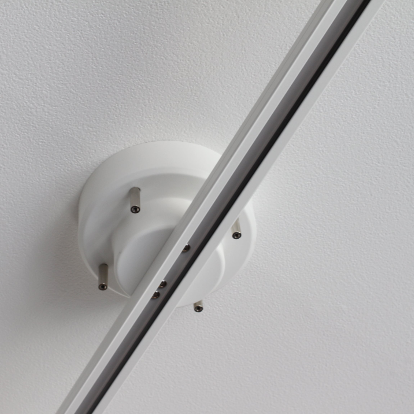 Binario di illuminazione rotante da soffitto 360° per lampade a sospensione e faretti