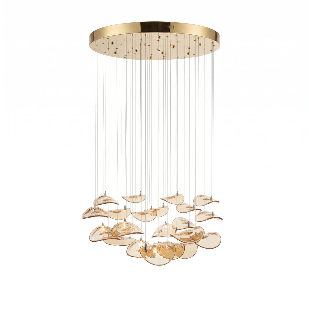 Lampadario a Foglia Fluttuante Wave