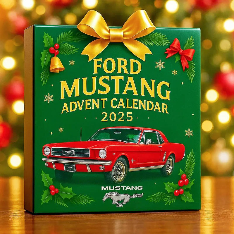 MustangMerry | Calendario dell'Avvento Ford Mustang 2025 Conto alla rovescia festivo